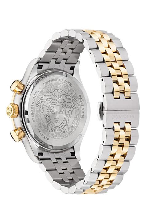 versace hellenyium herren gold|hellenyium chrono watch.